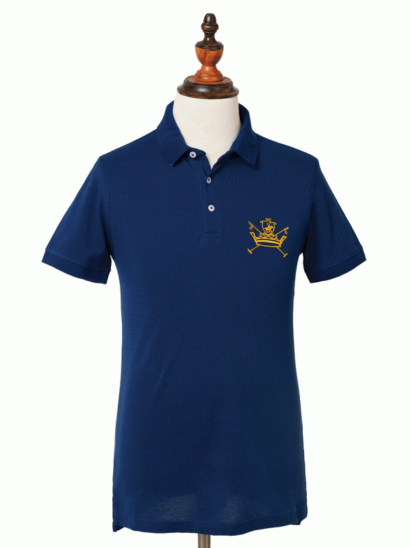 Kings Club Couture Polo Horse Shield Navy Men KCPHS009 Supply