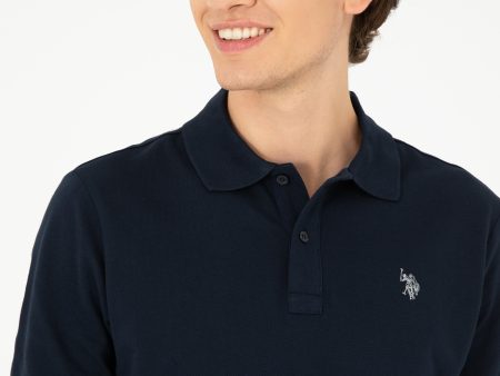 USPA Men Full Sleeve Polo Navy VR033 USPOM243 US Polo Assn. Discount