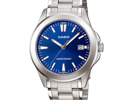 Casio - MTP-1215A-2A2DF - Stainless Steel Wrist Watch for Men Discount