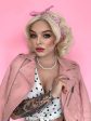 Blonde pinup wig, lace front, vintage style: Marilyn Sale