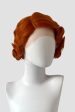 Ginger pinup wig, lace front, vintage style: Flo For Discount