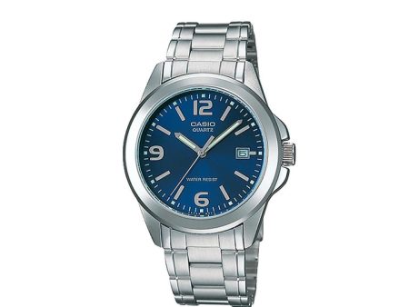 Casio - MTP-1215A-2AVDF - Stainless Steel Wrist Watch for Men Cheap