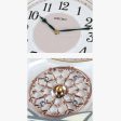 Seiko Pink Marble Melodies In Motion Musical Wall Clock QXM370P Online now