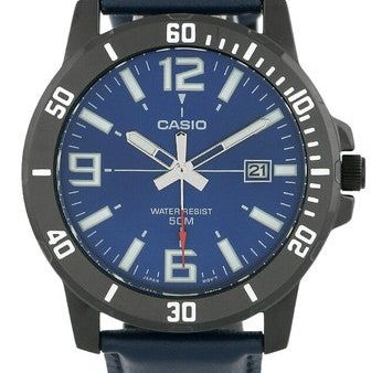 Casio - MTP-VD01BL-2BVUDF - Stainless Steel Wrist Watch for Men Supply