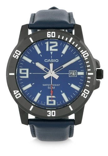 Casio - MTP-VD01BL-2BVUDF - Stainless Steel Wrist Watch for Men Supply