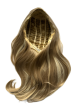 Half wig hairpiece, long and wavy, Flexihair (Heat styleable) and volume ring for high crown: Sharon Discount