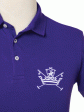 Kings Club Couture Polo Horse Shield Purple Men KCPHS008 Sale