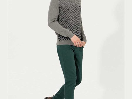 US Polo Assn Men Chino Slim Dark Green VR079 USPA USPCH106 Supply