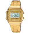 Casio General Vintage Gold Digital Watch – A168WG-9WDF For Discount