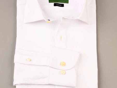 Nabeel & Aqeel Formal Shirt O-08 Custom White Self NSHF8C02 on Sale