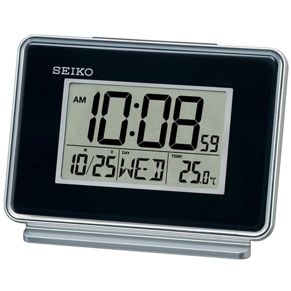 SEIKO LCD Dual Alarm Clock QHL068 Fashion