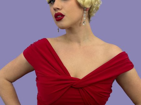 Blonde pinup wig, lace front, vintage style: Odette For Sale