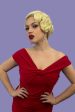 Blonde pinup wig, lace front, vintage style: Odette For Sale