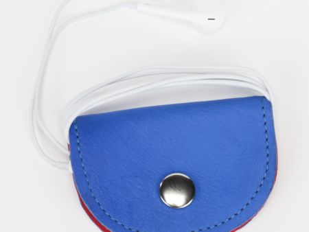 Bèl Mizik Earbud Holder, Caribbean blue For Sale