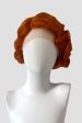 Ginger pinup wig, lace front, vintage style: Flo For Discount