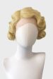 Blonde pinup wig, lace front, vintage style: Odette For Sale