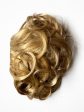 Curly 1940s style clip-in fringe hairpiece clip-in bangs: Bunny Online Hot Sale