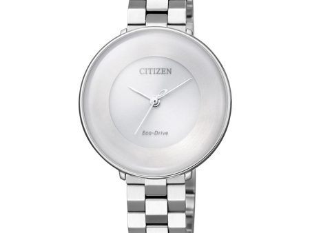 Citizen Eco-Drive Stainless Steel Ladies Watch EM0600-87A For Discount