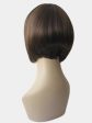 Chocolate brown inverted bob wig with blonde highlights: Keira Fashion