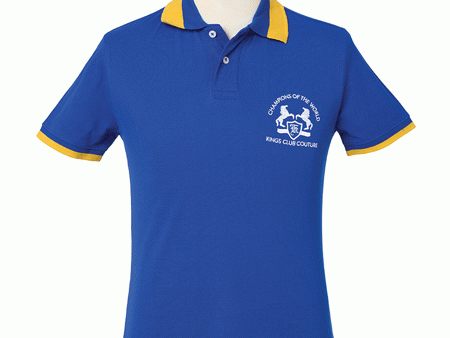 Kings Club Couture Polo Champions Royal Blue Two Tone Men KCPCW005 Fashion