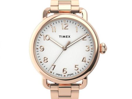 Timex Standard Rose Gold Stainless Steel Bracelet Watch TW2U14000 Online