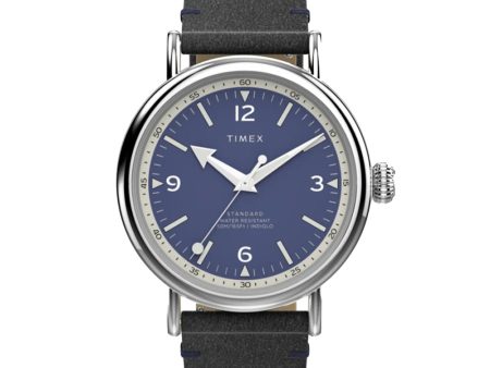 Timex Standard Eco-Friendly Leather Strap Watch TW2V71300 Online now