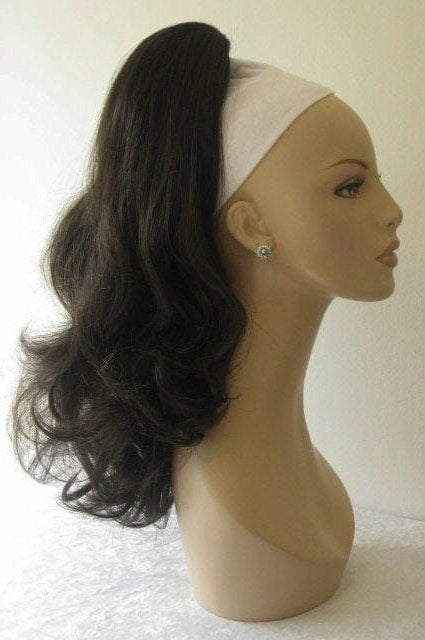 Ponytail hairpiece extension, layered with waves: Elsa Sale