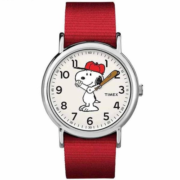 Unisex Timex Weekender Timex x Peanuts Snoopy Watch TW2R41400 For Discount