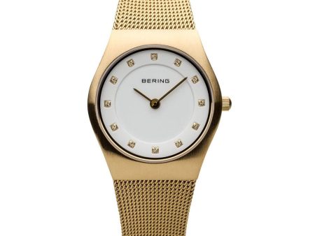 Bering Classic 11927-334 Brushed Gold 27 mm Women s Watch Cheap