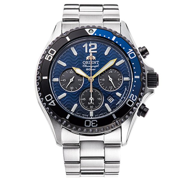 Orient MAKO Solar Chronograph RA-TX0208L Online Sale