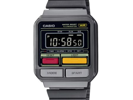 Casio Retro A120WEGG-1BDF For Cheap