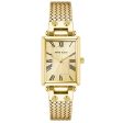 Anne Klein Rectangle Mesh Strap Ladies Watch AK 3882CHGB For Discount