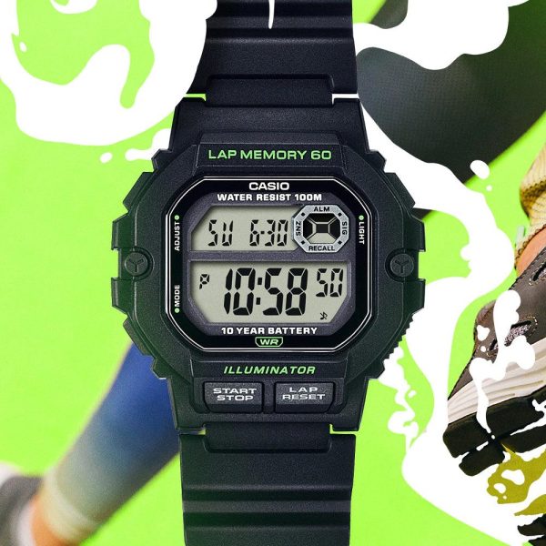 Casio SPORTS Digital WS-1400H-1AVDF For Sale