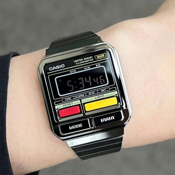 Casio Retro A120WEGG-1BDF For Cheap