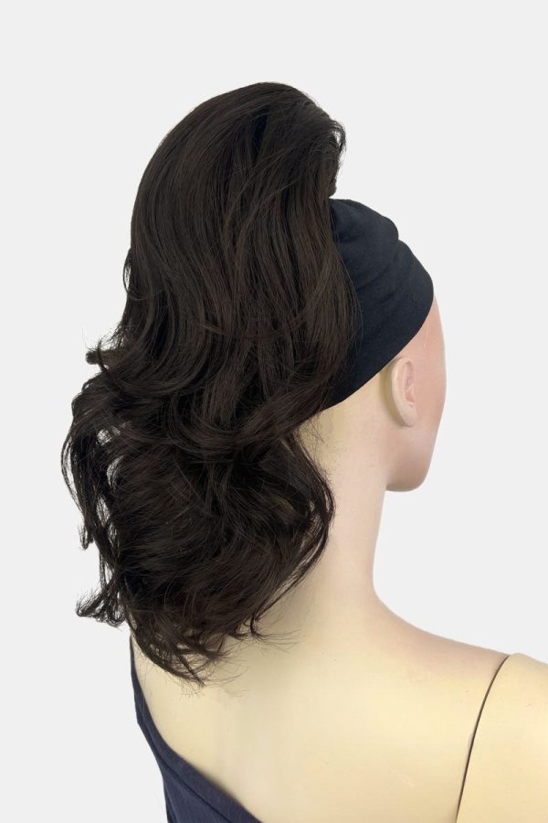 Curly ponytail extension clip-on hairpiece: Tulisa Supply