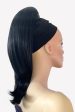 Long ponytail hairpiece, straight with flick: Clarisa Cheap