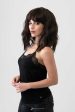 A chocolate brown long wavy bob wig: Roxy Online Sale