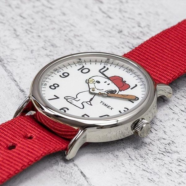 Unisex Timex Weekender Timex x Peanuts Snoopy Watch TW2R41400 For Discount