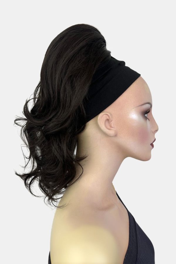 Curly ponytail extension clip-on hairpiece: Tulisa Supply