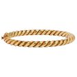 Vintage Gold Twisted Bangle Cheap