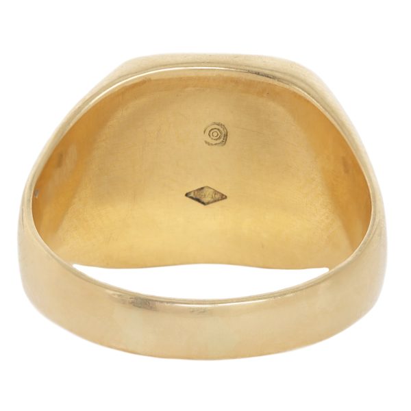 Swan Crest Signet Ring Online now