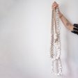 91 White Pare Bead Garland Online Sale