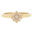 Champagne Diamond Soirée Ring For Cheap