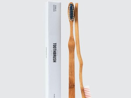 Bamboo Toothbrush 2 Ct Fashion