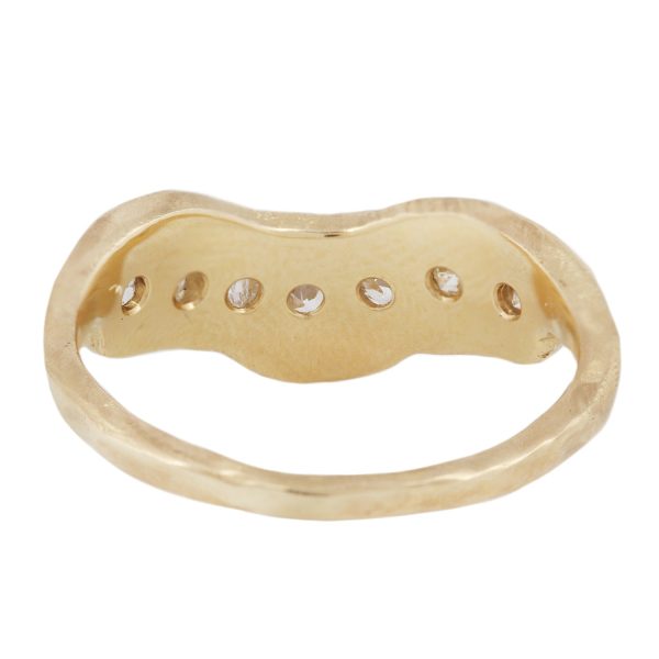 X Old Cut Diamond V Shape Scatter Ring Online Hot Sale