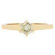 Step Cut Hexagon Diamond Ring on Sale