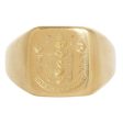 Swan Crest Signet Ring Online now