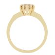 Champagne Diamond Soirée Ring For Cheap