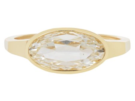 Bright Ellipse Diamond Ring Online Sale