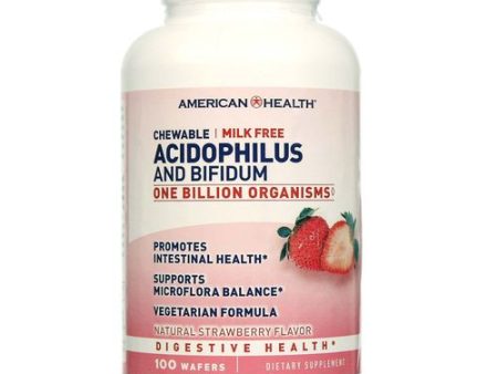 American Health, Acidophilus,1b,chew,nat Strwb - 60 Ct Hot on Sale